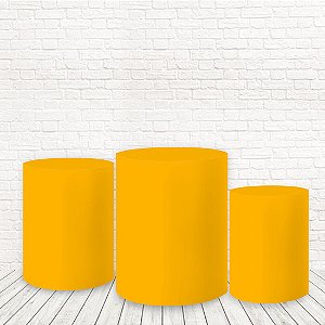 Trio de Capas Tecido Amarelo WCC-10003