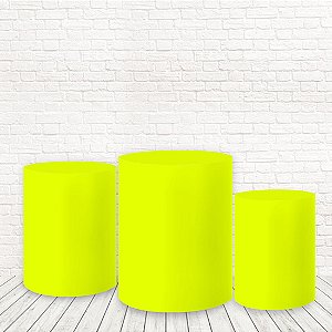 Trio de Capas Tecido Verde Neon WCC-10000