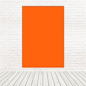 Painel Retangular Tecido Laranja Neon 1,50x2,20 WRT-10002