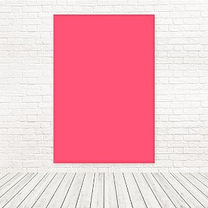 Painel Retangular Tecido Rosa Neon 1,50x2,20 WRT-10001