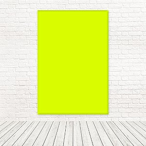 Painel Retangular Tecido Verde Neon 1,50x2,20 WRT-10000