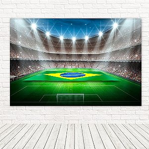 Painel Retangular Tecido Sublimado 3D Copa do Mundo WRT-5815