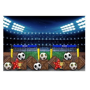 Fundo Fotográfico Tecido Sublimado Newborn 3D Futebol 2,20x1,50 WFF-1844