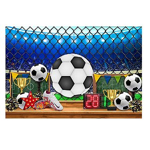 Fundo Fotográfico Tecido Sublimado Newborn 3D Futebol 2,20x1,50 WFF-1843