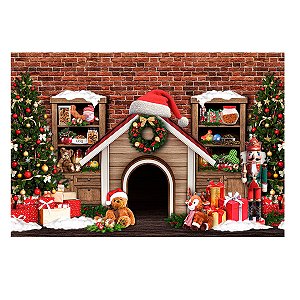 Fundo Fotográfico Pequeno 3D PET Natal 1,50x1,20 WFP-1051