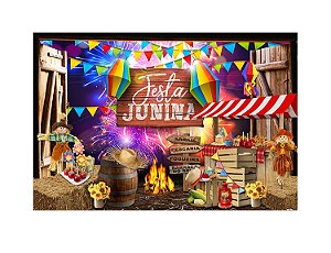 Painel de Festa 3d Sublimada Natal Thanksgiving 1,50x1,50