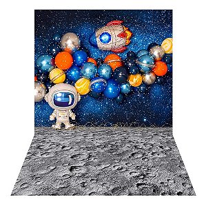 Fundo Fotográfico Newborn 3D Astronauta 1,70x2,60 WFM-1163