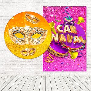 Kit Painéis Casadinho Tecido Sublimado Carnaval WPC-733
