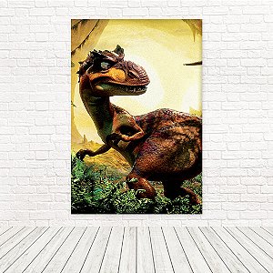 Painel Retangular Tecido Sublimado 3D Dinossauro 1,50x2,20 WRT-6078