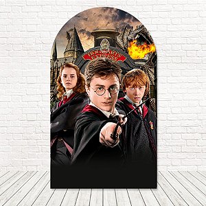 Painel Romano Tecido Sublimado 3D Harry Potter 1,20x2,10 WRGG-052