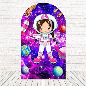 Painel Romano Tecido Sublimado 3D Astronauta 1,20x2,10 WRGG-126