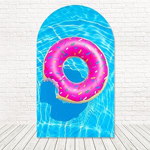 Painel Romano Tecido Sublimado 3D Pool Party 1,20x2,10 WRGG-096