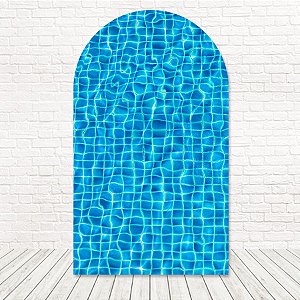 Painel Romano Tecido Sublimado 3D Pool Party 1,20x2,10 WRGG-095