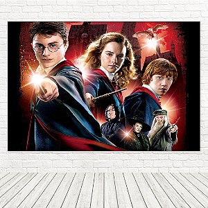 Painel Retangular Tecido Sublimado 3D Harry Potter WRT-6217