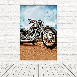 Painel Retangular Tecido Sublimado 3D Harley Davidson 1,50x2,20 WRT-6276