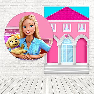 Kit Painéis Casadinho Tecido Sublimado 3D Barbie WPC-847