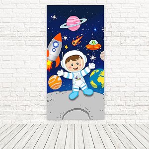 Painel Retangular Veste Fácil Tecido Sublimado 3D Astronauta 1,00 x 2,00 WRTV-021