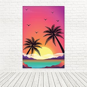 Painel Retangular Tecido Sublimado 3D Tardezinha 1,50x2,20 WRT-6301