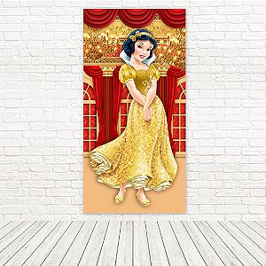 Painel Retangular Veste Fácil Tecido Sublimado 3D Branca de Neve 1,00 x 2,00 WRTV-051