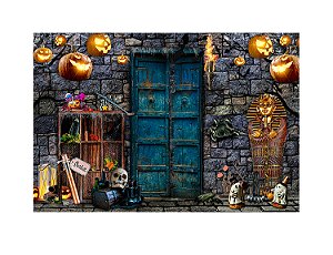 Fundo Fotográfico Pequeno Tecido Sublimado 3D Halloween 1,50x1,20 WFP-1320