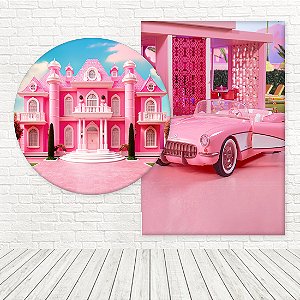 Kit Painéis Casadinho Tecido Sublimado 3D Barbiecore WPC-918