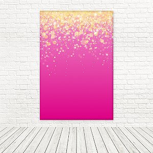 Painel Retangular Tecido Sublimado 3D Glitter 1,50x2,20 WRT-6565