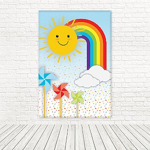 Painel Retangular Tecido Sublimado 3D 365 Sorrisos 1,50x2,20 WRT-6554