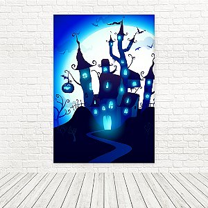 Painel Retangular Tecido Sublimado 3D Halloween 1,50x2,20 WRT-6604