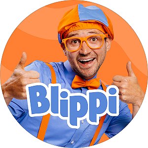 Painel Redondo Tecido Sublimado 3D Blippi WRD-6683