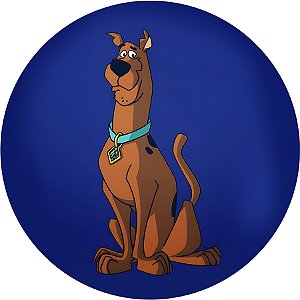 Painel Redondo Tecido Sublimado 3D Scooby-Doo WRD-6773