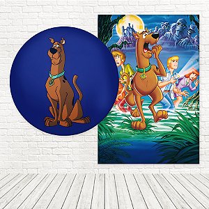 Kit Painéis Casadinho Tecido Sublimado 3D Scooby-Doo WPC-954