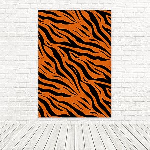 Painel Retangular Tecido Sublimado 3D Animal Print Estampa Tigre 1,50x2,20 RT-6940