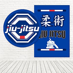 Kit Painéis Casadinho Tecido Sublimado 3D Jiu-Jitsu WPC-1025