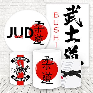 Kit 2 Painéis e Capas Tecido Sublimado 3D Judo WKPC-2874