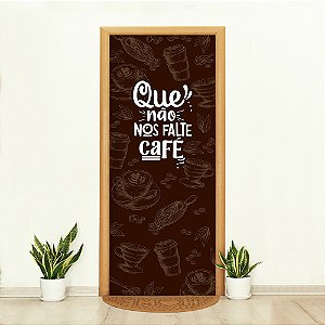 Capa de Porta Decorativa Tecido Sublimado 0,85x2,10 Frases Motivacionais WCP-146