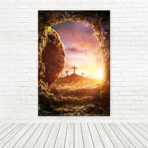 Painel Retangular Tecido Sublimado 3D Religioso 1,50x2,20 WRT-7036