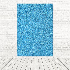Painel Retangular Tecido Sublimado 3D Glitter Azul 1,50x2,20 WRT-7057