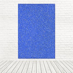 Painel Retangular Tecido Sublimado 3D Glitter Azul 1,50x2,20 WRT-7056