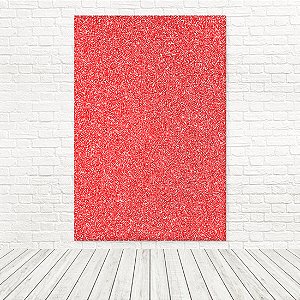Painel Retangular Tecido Sublimado 3D Glitter Vermelho 1,50x2,20 WRT-7051