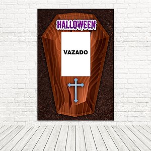 Painel Retangular Interativo Tecido Sublimado 3D Halloween 1,50x2,20 WRTI-056