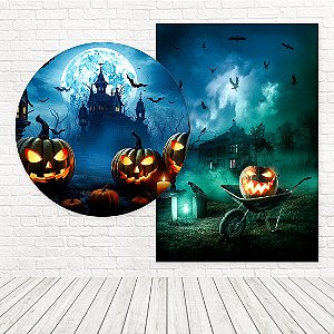 Kit Painéis Casadinho Tecido Sublimado 3D Halloween WPC-1166