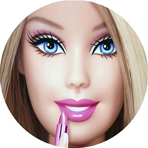 Painel Redondo Tecido Sublimado 3D Barbie WRD-4773 - Wear Sublimações