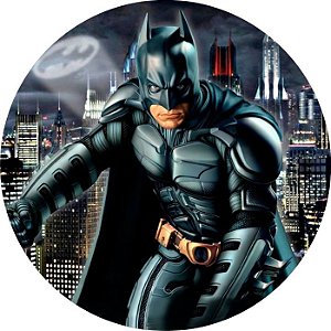 Painel Redondo Tecido Sublimado 3D Batman WRD-1681