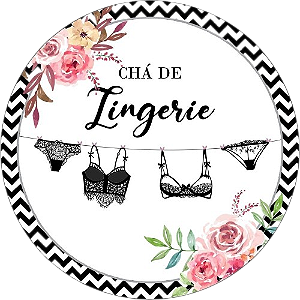 Painel Redondo Tecido Sublimado 3D Chá de Lingerie WRD-3340 - Wear  Sublimações