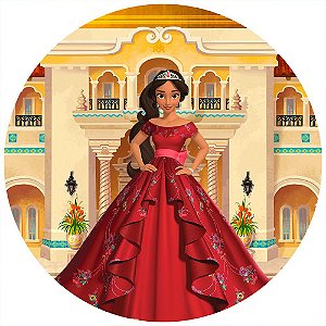 Painel Redondo Tecido Sublimado 3D Elena de Avalor WRD-797