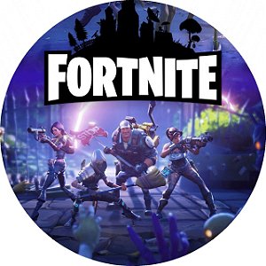 Painel Redondo Tecido Sublimado 3D Fortnite WRD-884