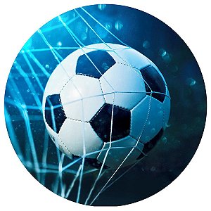 Painel Redondo Tecido Sublimado 3D Futebol e Bola WRD-927