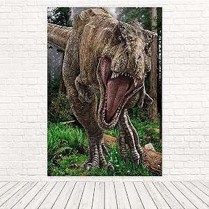 Painel Retangular Tecido Sublimado 3D Dinossauro 1,50 X 2,20 WRT-2177