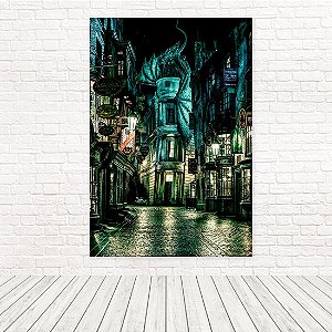 Painel Retangular Tecido Sublimado 3D Harry Potter 1,50 X 2,20 WRT-3605