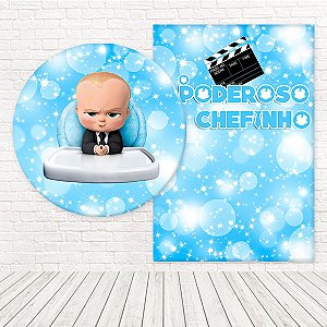 Kit Painéis Casadinho Tecido Sublimado 3D Poderoso Chefinho WPC-257